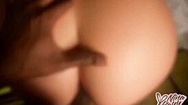 Nina Kayy's sexy ass and boobs bounce teasingly during intense hardcore pounding