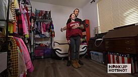 Tiny Redhead Charly Summer Teases Bryan Gozzling Into Slutty Hookup