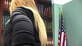 Big Tits Slutty Secretary Milf Fucks In Stockings