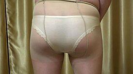 pregnant milf's homemade compilation shows piss play anal hairy pussy and big nipples over time