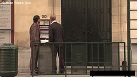 petite destiny dped hard by two hung boys 😈🍆💦