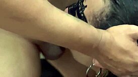 Hotwife's pussy overflows with milk after friend's raw pounding while cuckold watches!