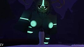 imagine this halloween roblox party turning wild with costumes everywhere