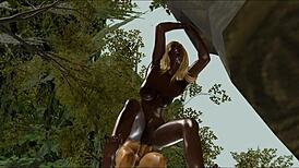 Sailor Fantasy Twist on Desserted Island Cartoon Adventure