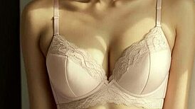 i love these sweet lingerie models showing feet and panties