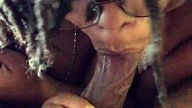 amateur wife swallows huge bbc cum deep 2 4