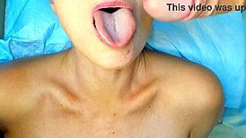 Use Stepmom's Mouth Anytime for Hot Cumshots and Swallows!