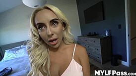 Deepthroat stepson's monster cock then get pounded pov milf