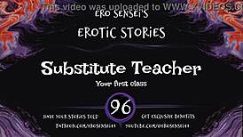 substitute teacher's sultry whispers tease your deepest cravings to ecstasy