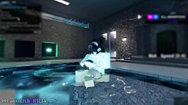 shy big tits girl bent over pool edge takes rough doggystyle pounding from monster cock follower