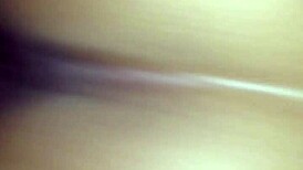 Latina ass bent over for rough black cock doggy. Slow motion captures every deep thrust