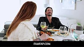 Strict Stepdad Punishes Disrespectful Stepdaughter with Deepthroat