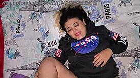 I blast cumshot all over my white latina girl