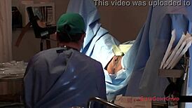 Doctor Tampa probes Daisy Ducati's pussy in university gyno exam