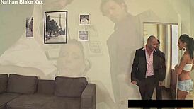 petite destiny dped hard by two hung boys 😈🍆💦