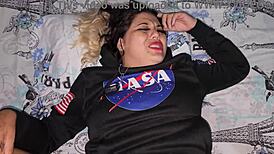 I blast cumshot all over my white latina girl