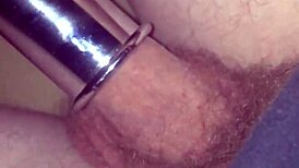 she vacuums his throbbing cock until massive cum explosion