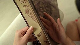 i used the book of evil to finger my wet pussy till squirting orgasm 😈💦