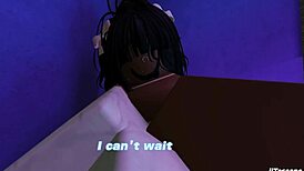 Partner calls to punish ebony slut's big ass with monster cock anal