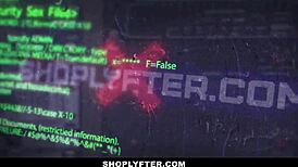 Tiny Latina Teen Shoplifter's Risky Store Encounter Unfolds