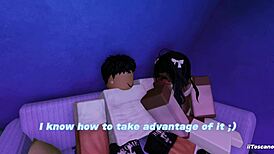 Partner calls to punish ebony slut's big ass with monster cock anal