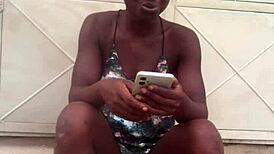 Crazy African Bitch Twerks Wildly To Nigerian Afro Beats Continued