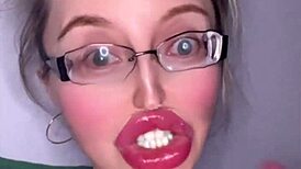 part 3 huge russian glasses fetish babe spills dirty accent story turning me on hard