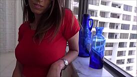 Stepmom Fucks Stepsons Hard on Beach Weekend Getaway