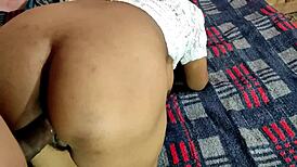 desi wife fucks friend's cock in hardcore cheating creampie