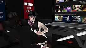 Hardfucking big ass slut senseless with massive bbc in imvu bbcvu
