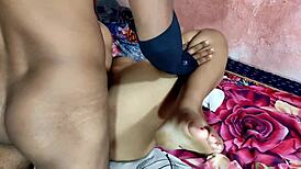 desi wife fucks friend's cock in hardcore cheating creampie