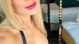 Wetlook Suit Clings To Curves As Patent Leather Boots Tease Ass