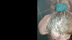 french housewife slave kneels submissively before her strict master in intense bdsm pov session with toys and cumshots