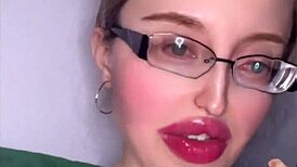 part 3 huge russian glasses fetish babe spills dirty accent story turning me on hard