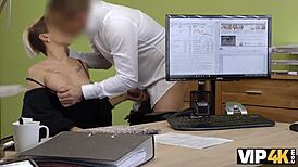 hey lussy sweet, un agent calls for meeting but you fuck him hard at the office right?