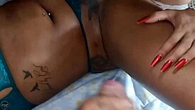 Amateur trans interracial crossdresser fucks hot wife till she squirts wildly