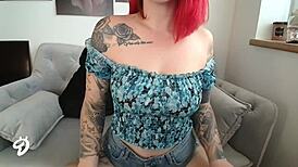 sexy teen shakes big ass in tight jeans for fetish play