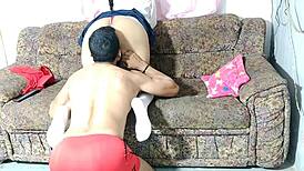 Chubby Teen's Big Ass Bounces Hard On Cock
