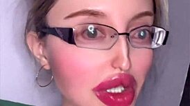 part 3 huge russian glasses fetish babe spills dirty accent story turning me on hard