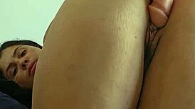 Married woman learns to flash huge dildo like a real prostitute