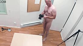 Mandy Mynx Deepthroat Gags Chokes on Casting Couch Fuck Twice