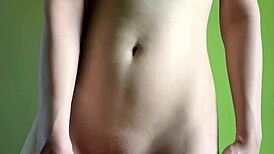 petite maiskii teases poses you'd fuck her shaved pussy. dildo fingering moaning striptease