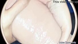 Huge dick slams giant pussy relentlessly through spying POV eyes