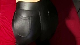 whoa this slutty housewife breastfeeds her cuckold hubby while flashing juicy tits in nylons