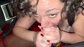 curvy babe sloppy deepthroats monster bbc outdoors public park squirting gagging