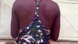 Crazy African Bitch Twerks Wildly To Nigerian Afro Beats Continued