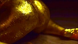 Nastya vdovik reveals her golden buttocks in naughty thong and panties