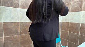 Huge Titted Milf Jefa Rides Employee in Office