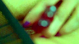 Isn't this young Latina's wet shaved pussy the pinkest toy-stuffed orgasm ever?!
