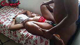 Landlord Daughter Screams on My BBC Missionary Dripping Wet